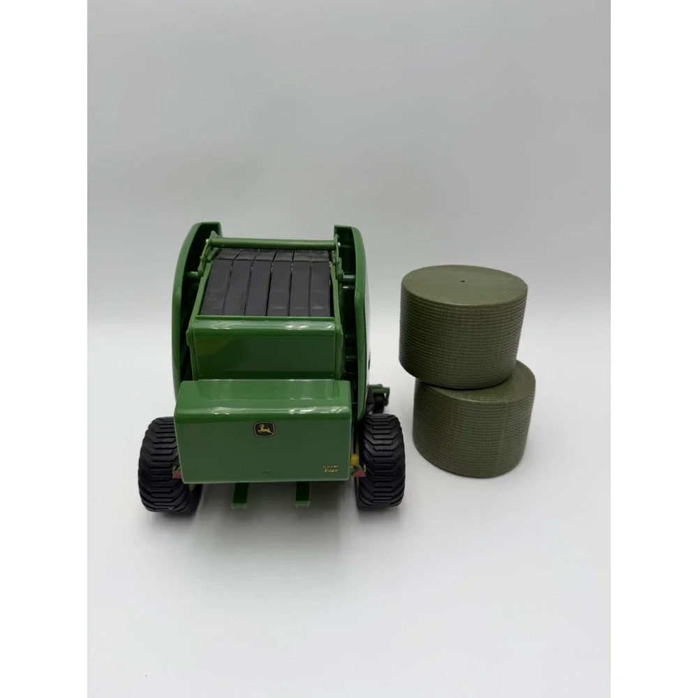 John Deere 7330 Tractor And Baler 854 And 2 Bales Of Hay Britains